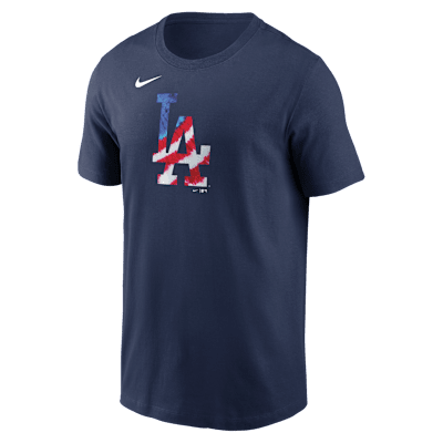 Los Angeles Dodgers Americana Men's Nike MLB T-Shirt. Nike.com